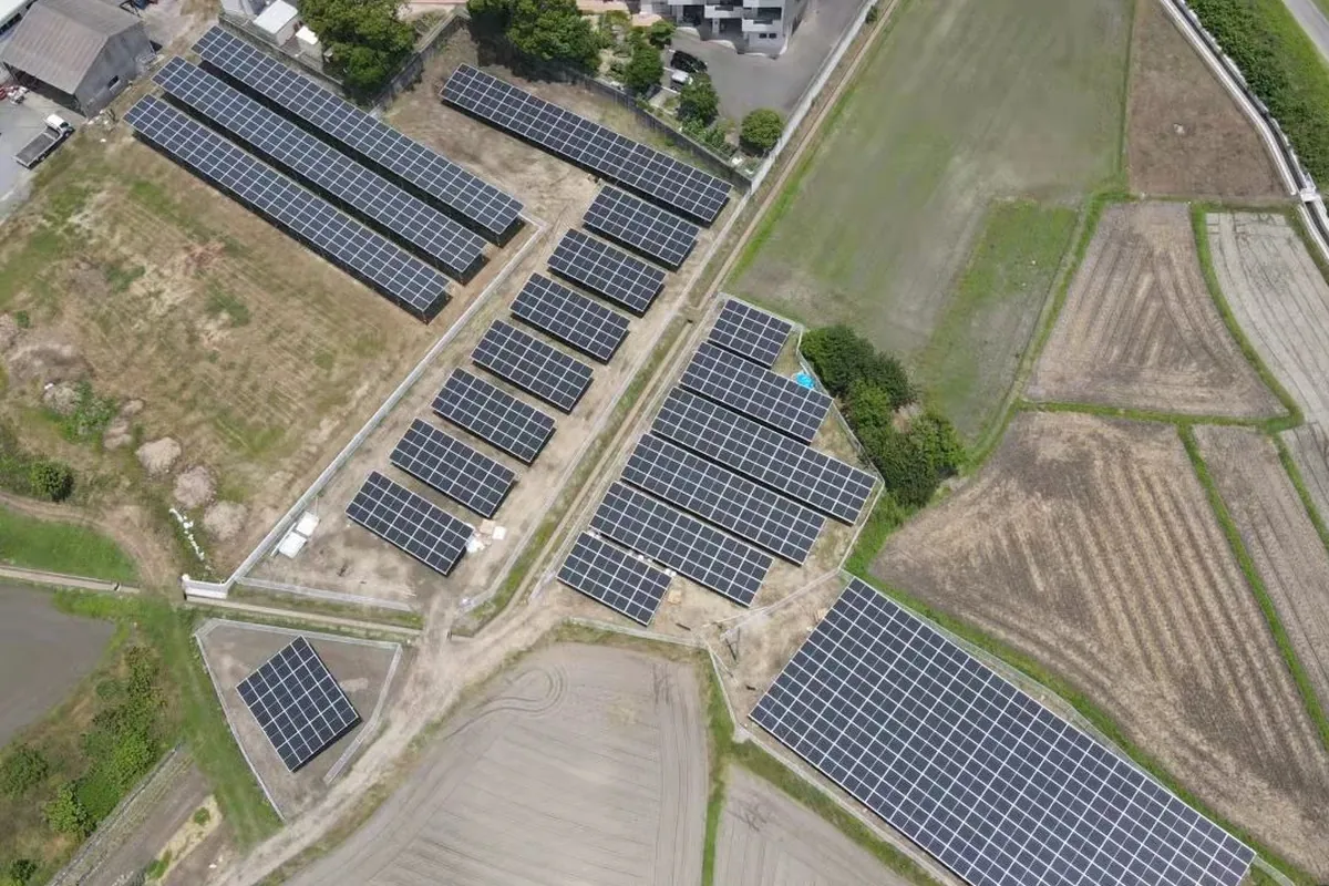 福岡県朝倉市の太陽光発電所(グループ保有)